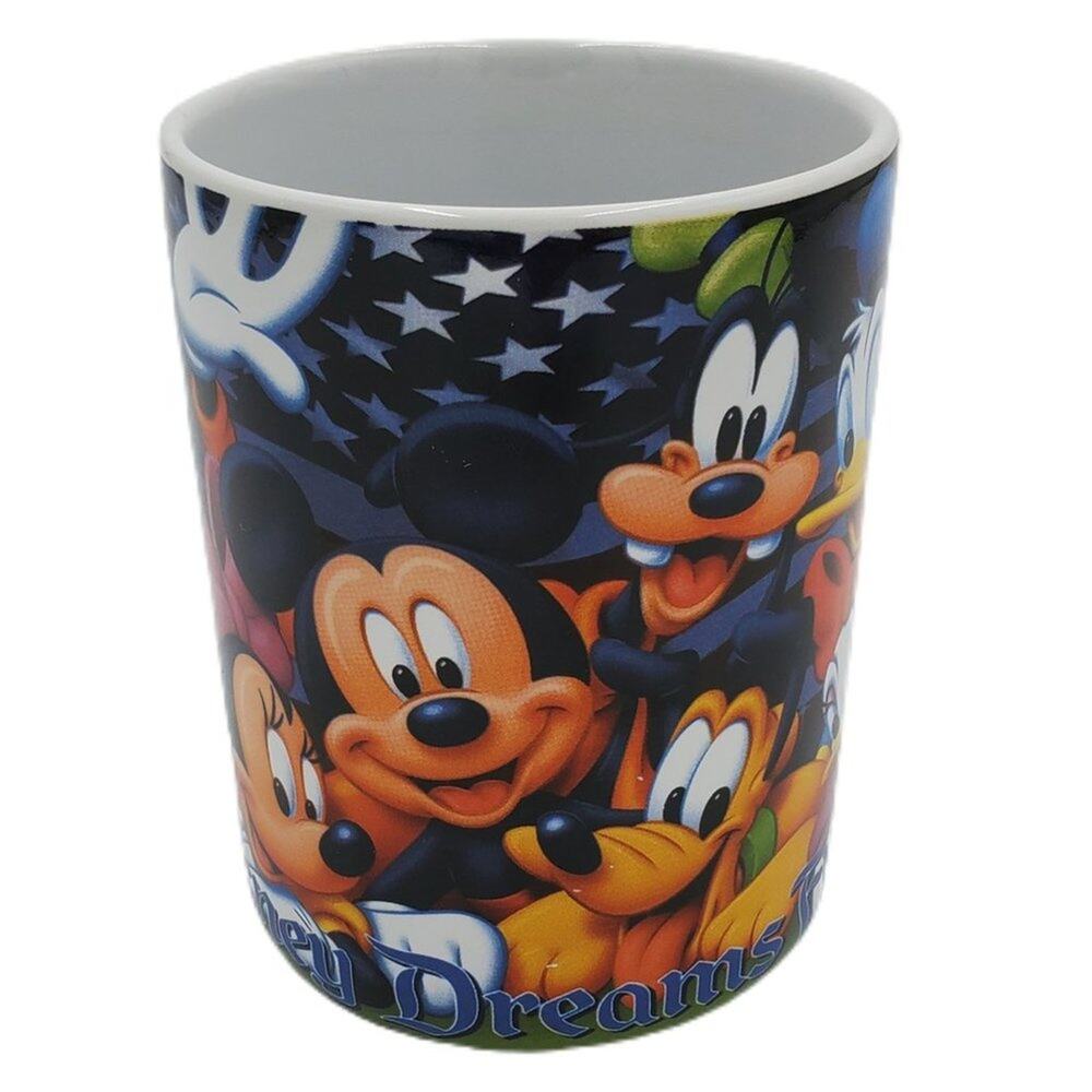 Disney Dreams Florida Character Mug Mickey Mouse Goofy Pluto Mini Coffee Tea‎